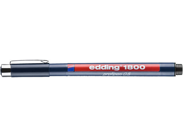 Fineliner edding 1800 0.5mm zwart