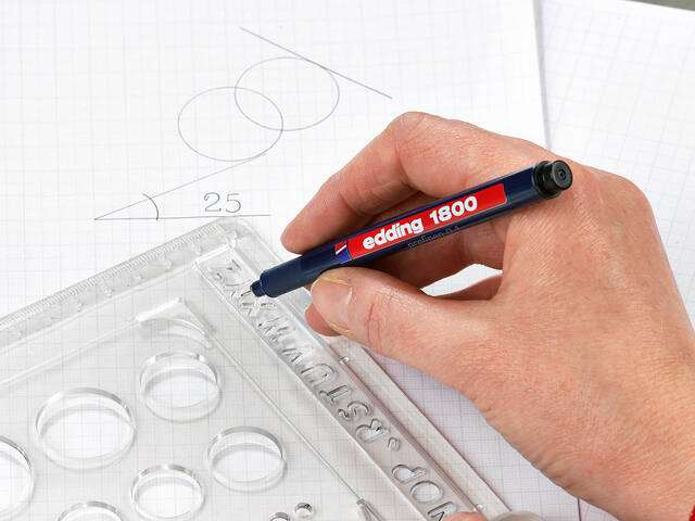 Fineliner edding 1800 0.35mm zwart