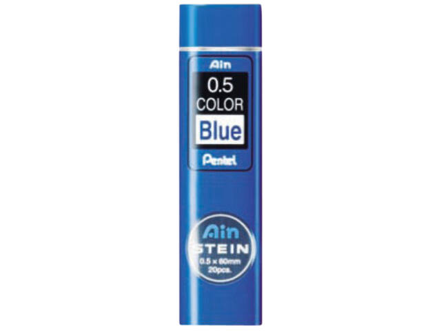 Potloodstift Pentel HB 0.5mm 20st blauw