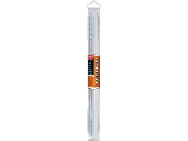 Schaalstok Maped Technic 1:20 25 50 75 100 125