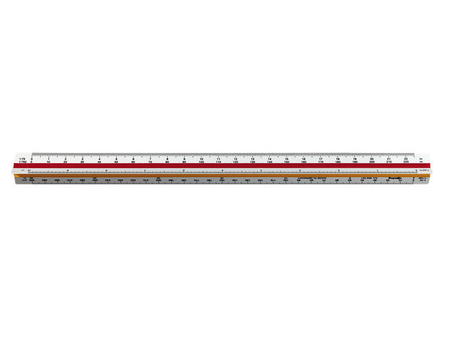 Reductieschaalstok rOtring  3kntig architect 30cm