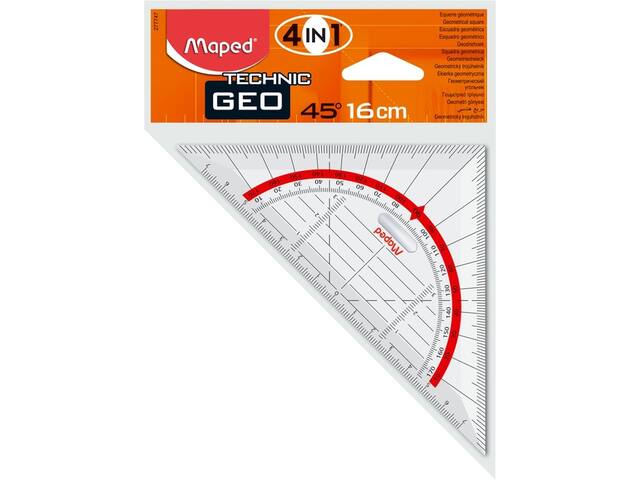 Geodriehoek Maped Technic 16cm