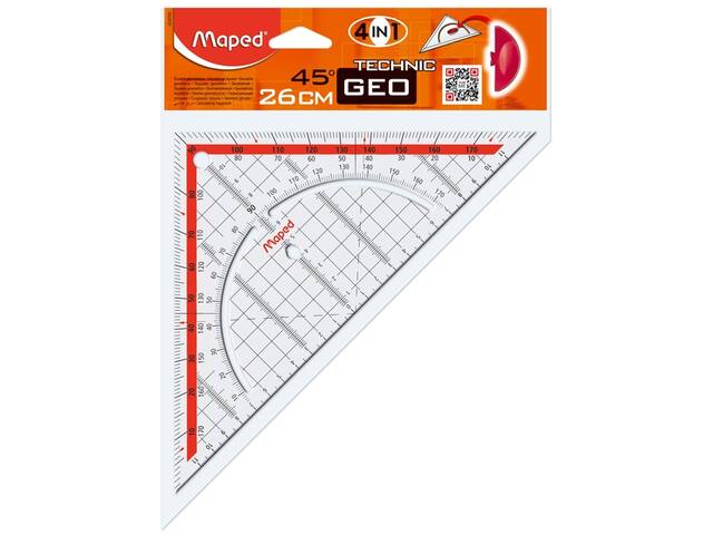 Geodriehoek Maped Technic 26cm