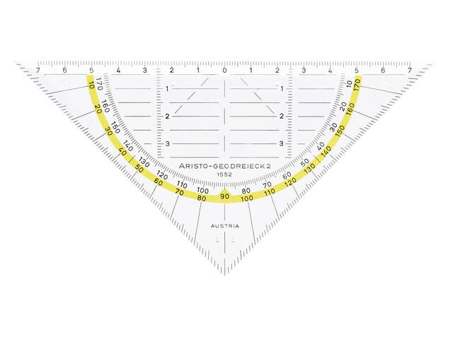 Geodriehoek Aristo 1552 160mm