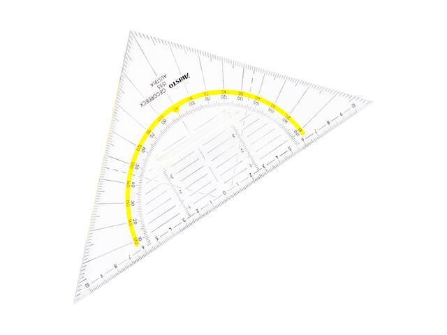 Geodriehoek Aristo 1555/2 225mm met greep