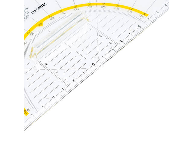 Geodriehoek Aristo 1555/2 225mm met greep