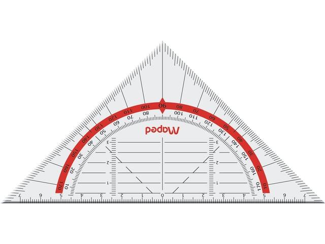 Geodriehoek Maped GeoFlex 16cm
