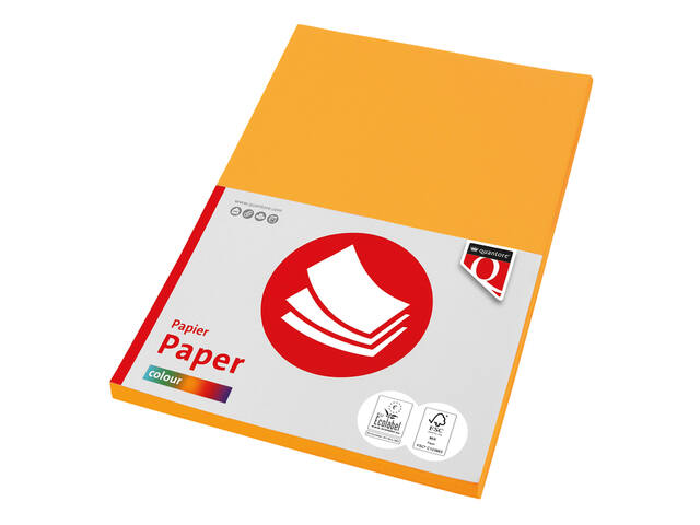 Kopieerpapier Quantore Col-100 A4 120gr diepgeel