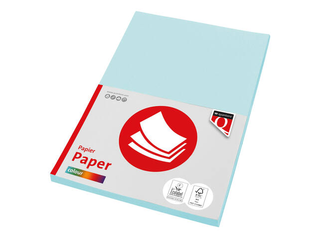 Kopieerpapier Quantore Col-100 A4 120gr lichtblauw
