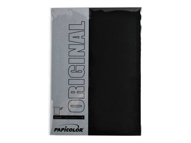 Kopieerpapier Papicolor A4 200gr ravenzwart