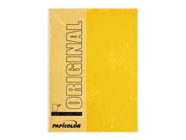 Kopieerpapier Papicolor A4 200gr dottergeel