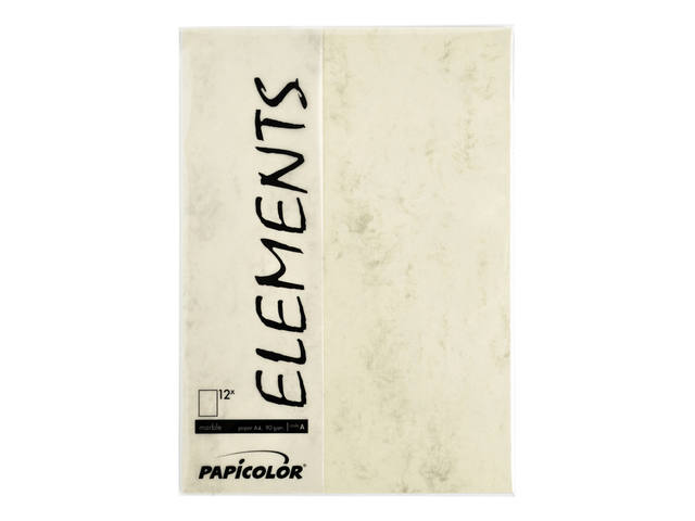 Kopieerpapier Papicolor A4 90gr marble ivoor