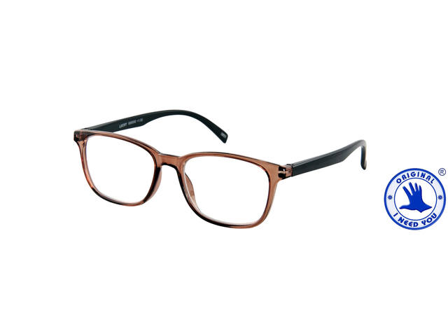Leesbril I Need You +1.00dpt Lucky bruin-zwart