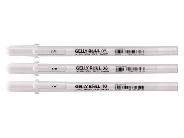 Gelschrijver Sakura Gelly Roll Classic 3 breedtes