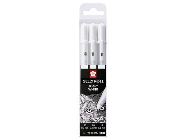 Gelschrijver Sakura Gelly Roll Classic 3 breedtes