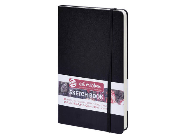 Schetsboek Talens Art Creation zwart 13x21 cm