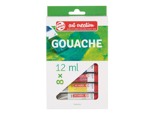 Gouache Talens Art Creation set 8 kleuren