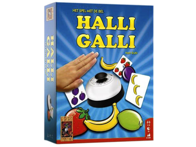 Kaartspel Halli Galli - Het spel met de bel