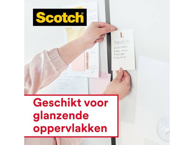 Plakband Scotch Crystal 600 19mmx25m tr + handdisp