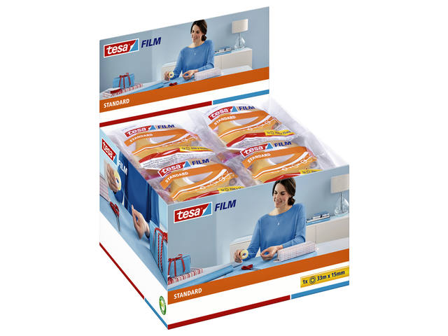Plakband tesafilm Standaard 33mx15mm transparant