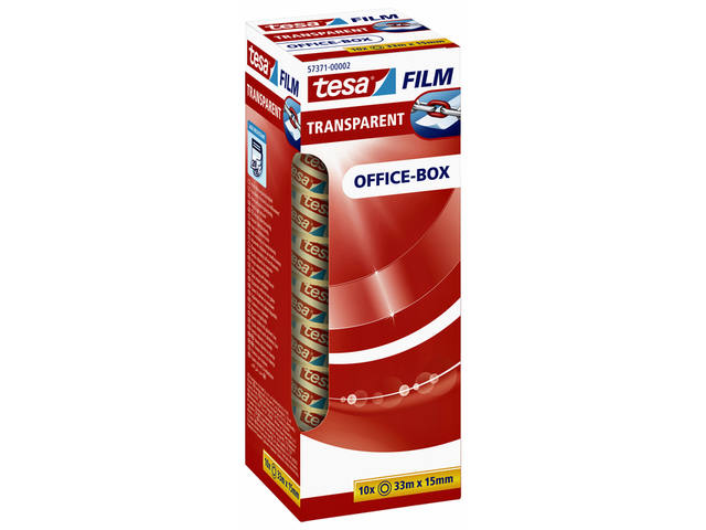 Plakband tesafilm 33mx15mm transparant