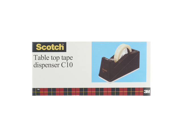 Plakbandhouder Scotch C10 verzwaard zwart