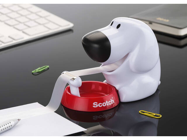 Plakbandhouder Scotch C31 hond + 1rol 19mmx7.5m
