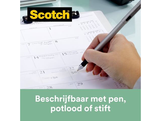 Plakband Scotch Magic 900 19mmx30m onzichtbaar mat