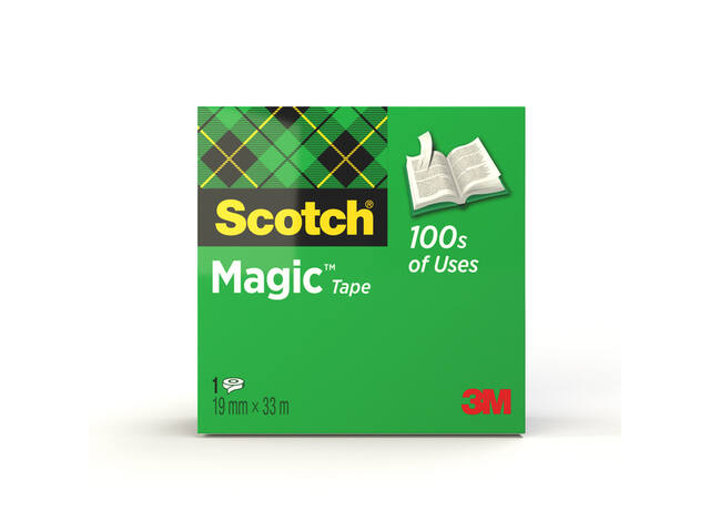 Plakband Scotch Magic 810 19mmx33m onzichtbaar mat