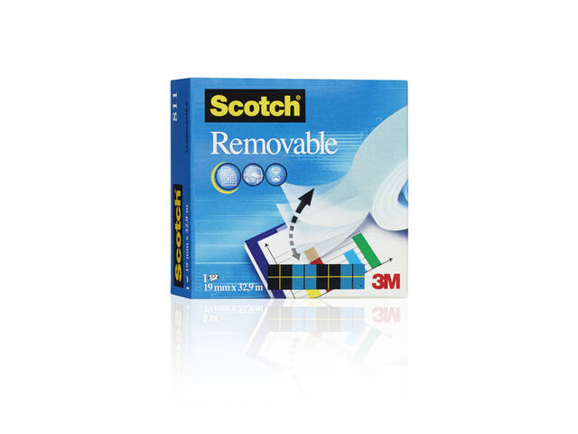 Plakband Scotch Magic 811 19mmx33m onzichtbaar mat