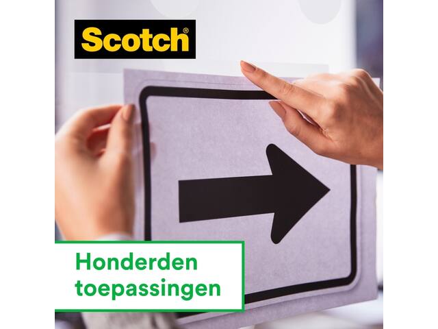 Plakband Scotch Magic 810 19mmx33m mat 20+4