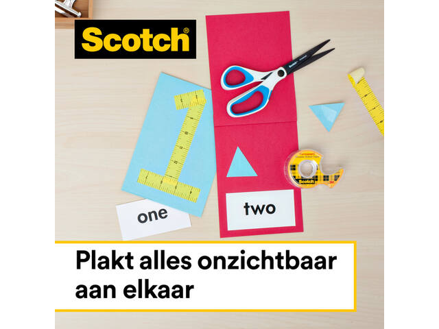 Plakband 3M Scotch 12.7mmx6.3mm met houder 2Z