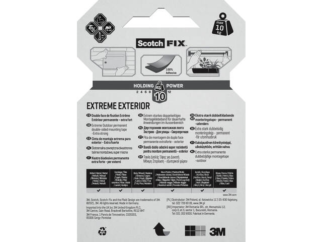 Plakband Scotch Extreme Exterior 19mm x 1.5m dz