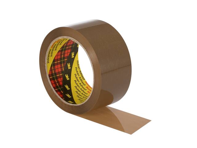 Verpakkingstape Scotch 371 50mmx66m bruin PP 6rol