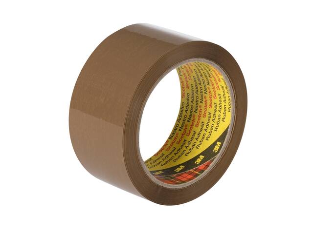 Verpakkingstape Scotch 371 50mmx66m bruin PP 6rol
