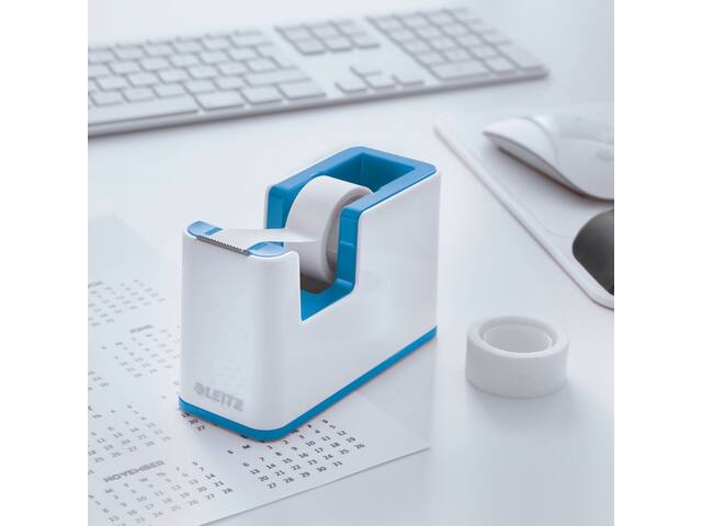 Plakbandhouder Leitz WOW wit/blauw
