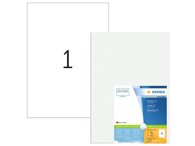 Etiket HERMA 8692 A3 420x297mm 100st