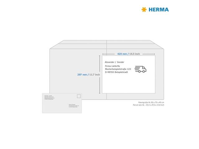 Etiket HERMA 8692 A3 420x297mm 100st