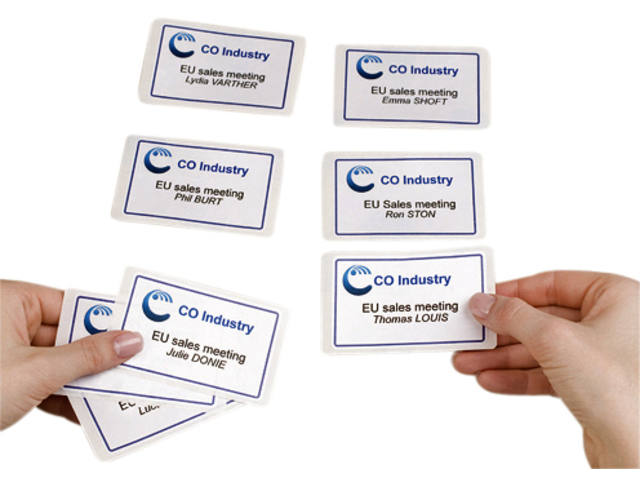 Naambadge etiket Avery L4785-20 80x50mm 200st