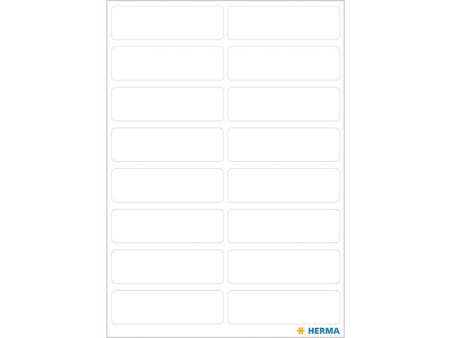 Etiket HERMA 3739 13x40mm wit 112st