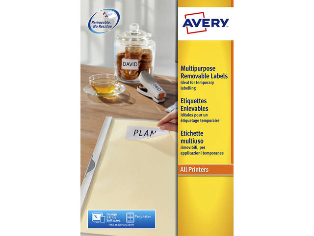 Etiket Avery L4733REV-25 99.1x139mm wit 100st