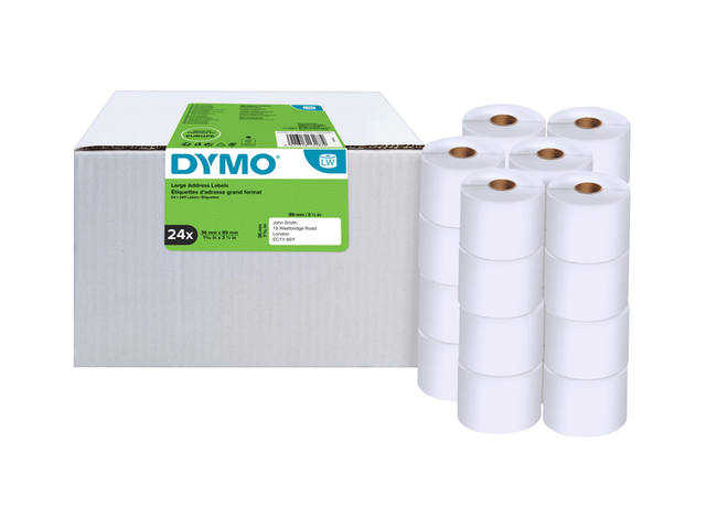 Etiket Dymo LabelWriter adressering 36x89 24st wit