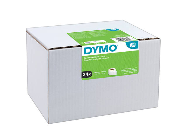 Etiket Dymo LabelWriter adressering 28x89 24st wit