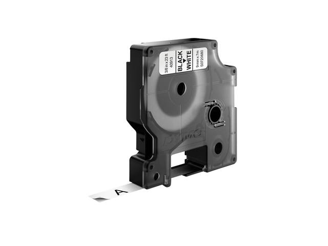 Labeltape Dymo LabelManager D1 9mm wit 10st