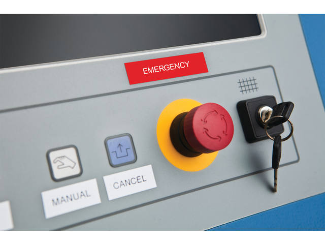 Labeltape Dymo LabelManager D1 polyester 12mm rood