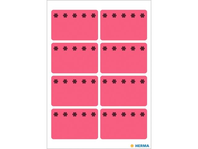 Etiket HERMA 3772 26x40mm diepvries rood 48st