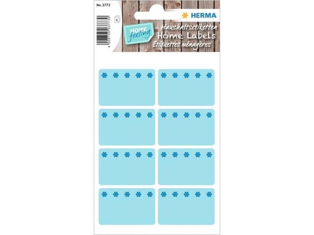 Etiket HERMA 3773 26x40mm diepvries blauw 48st