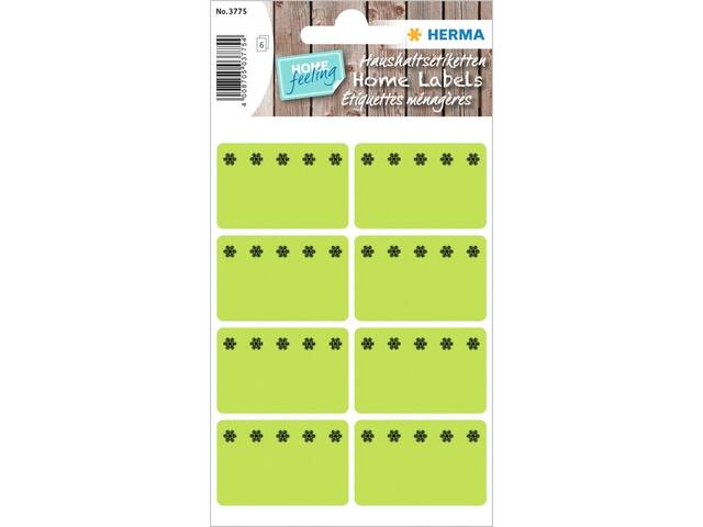 Etiket HERMA 3775 26x40mm diepvries groen 48st