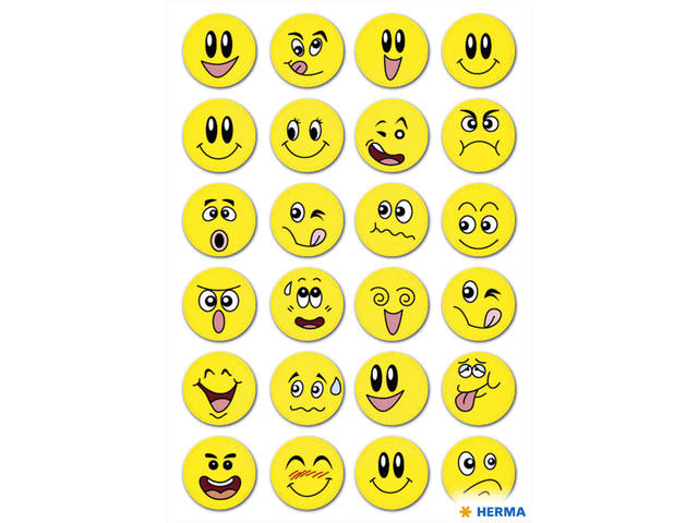 Etiket HERMA 3657 smiley met wiebeleffect