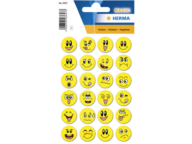 Etiket HERMA 3657 smiley met wiebeleffect